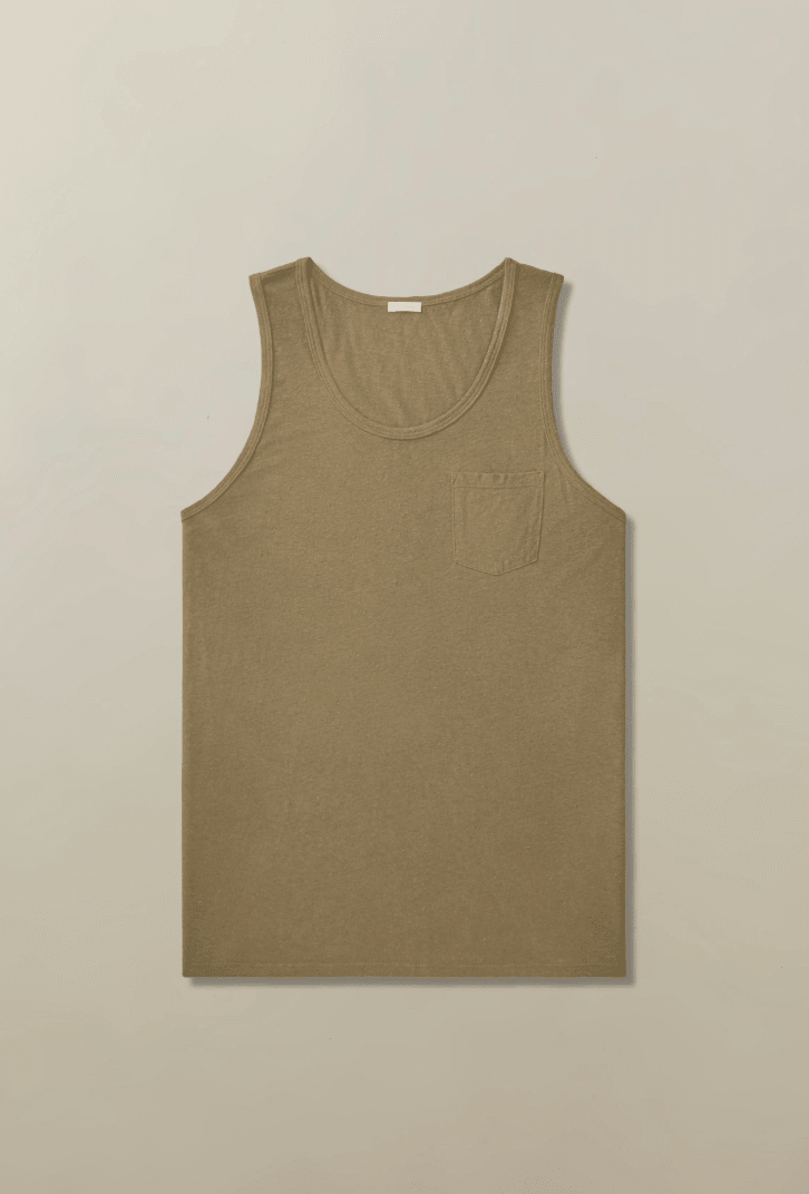 Men's Walsh Tank Top in Cotton Hemp - Detour Boutiques