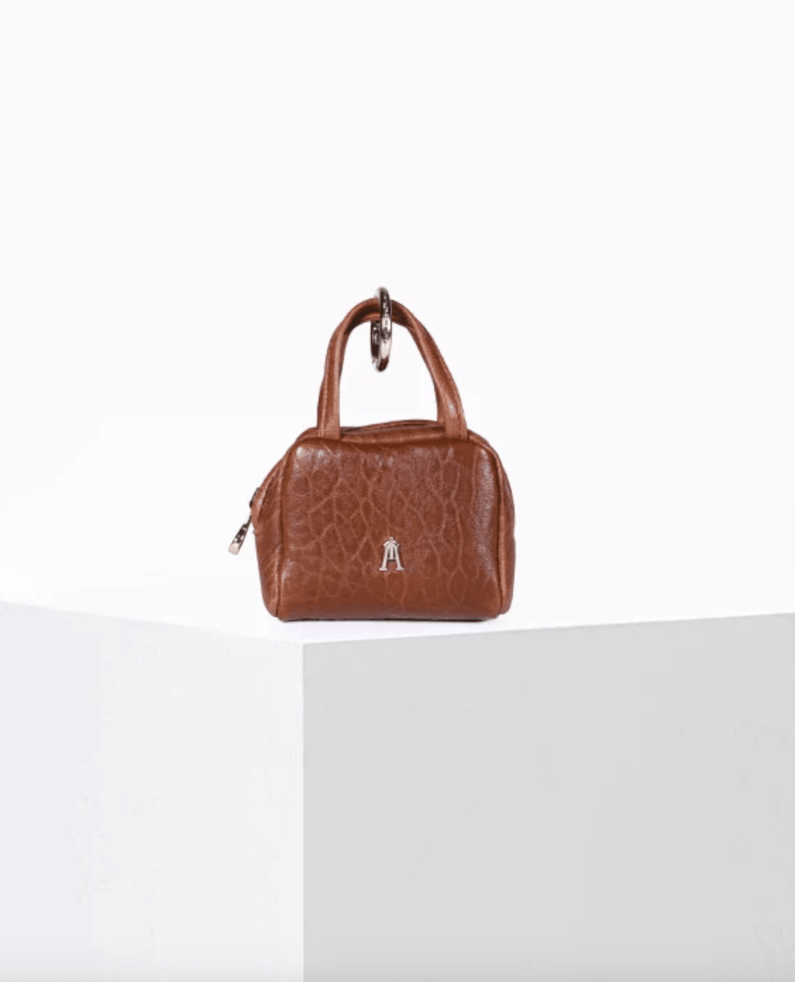 Mignon Agneau Bulle Cuir Chameau - Detour Boutiques