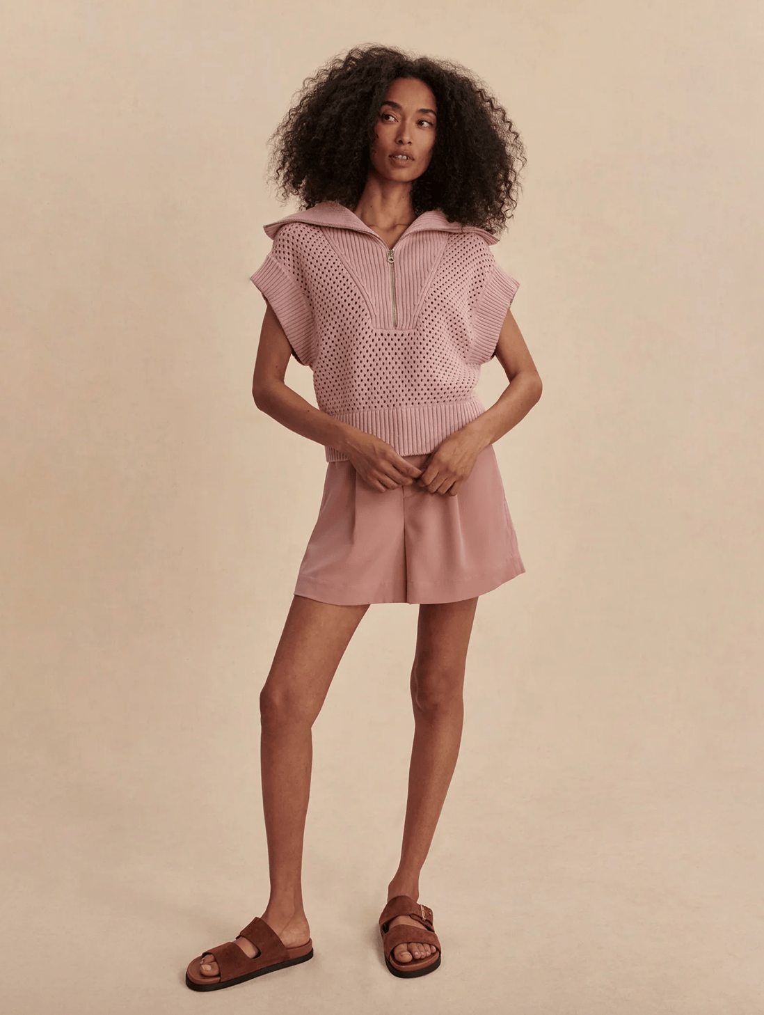 Mila Half - Zip Knit - Detour Boutiques