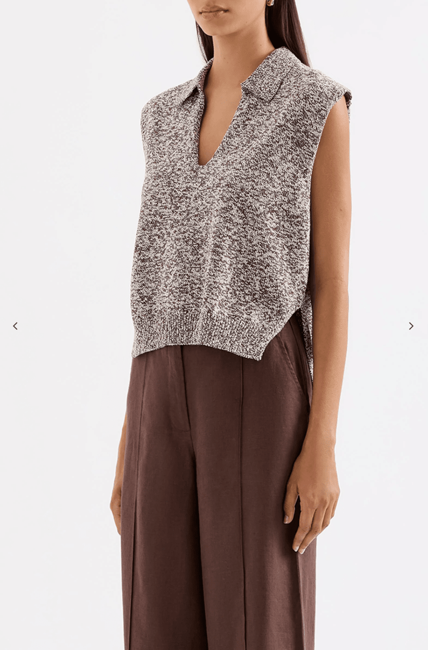 Mio Knit Vest - Detour Boutiques
