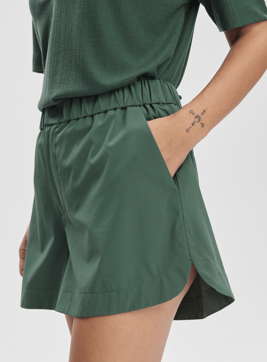 Nila Mid - Rise Shorts - Detour Boutiques