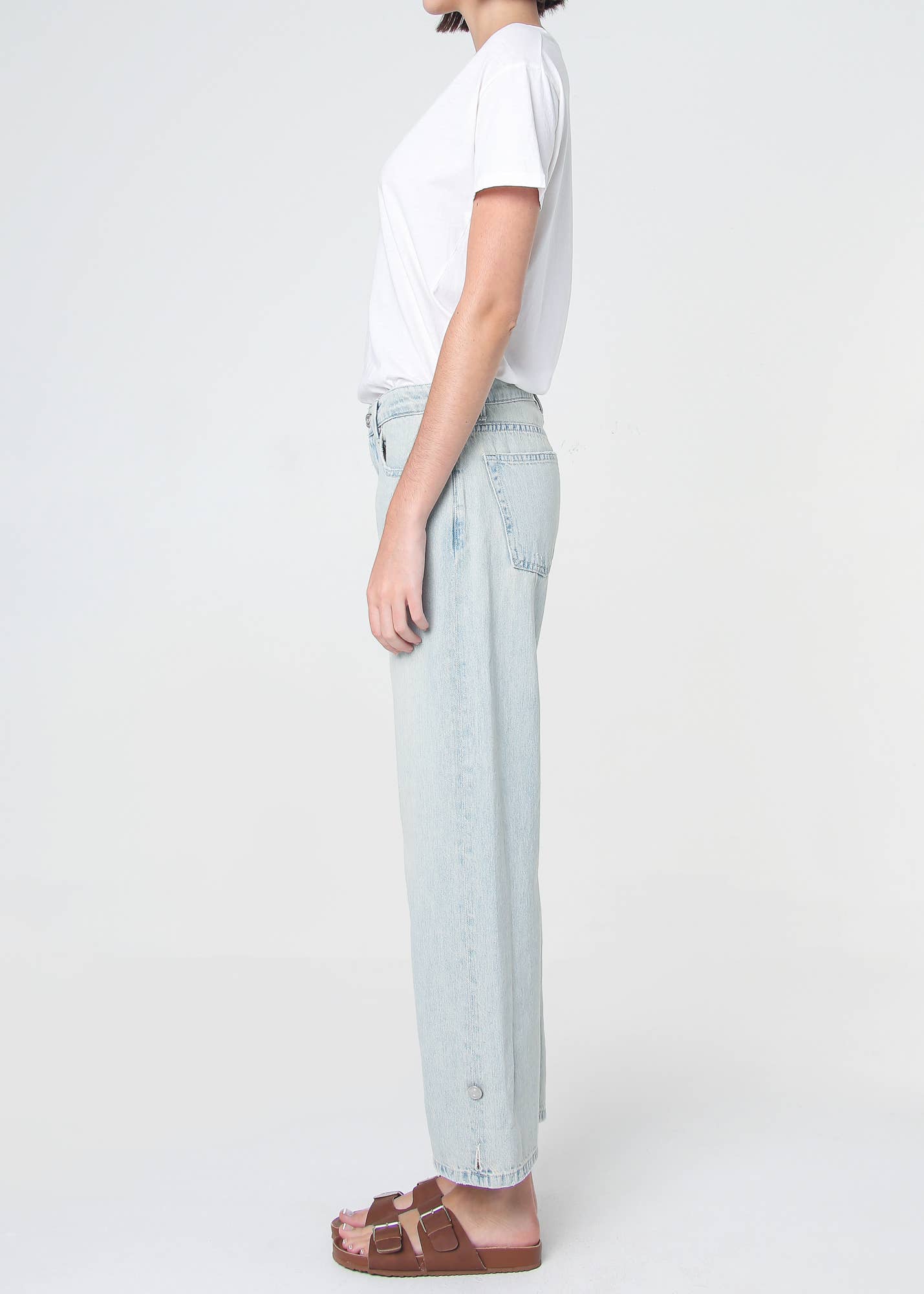 Nina Fold Up Straight Fit Jeans - Detour Boutiques