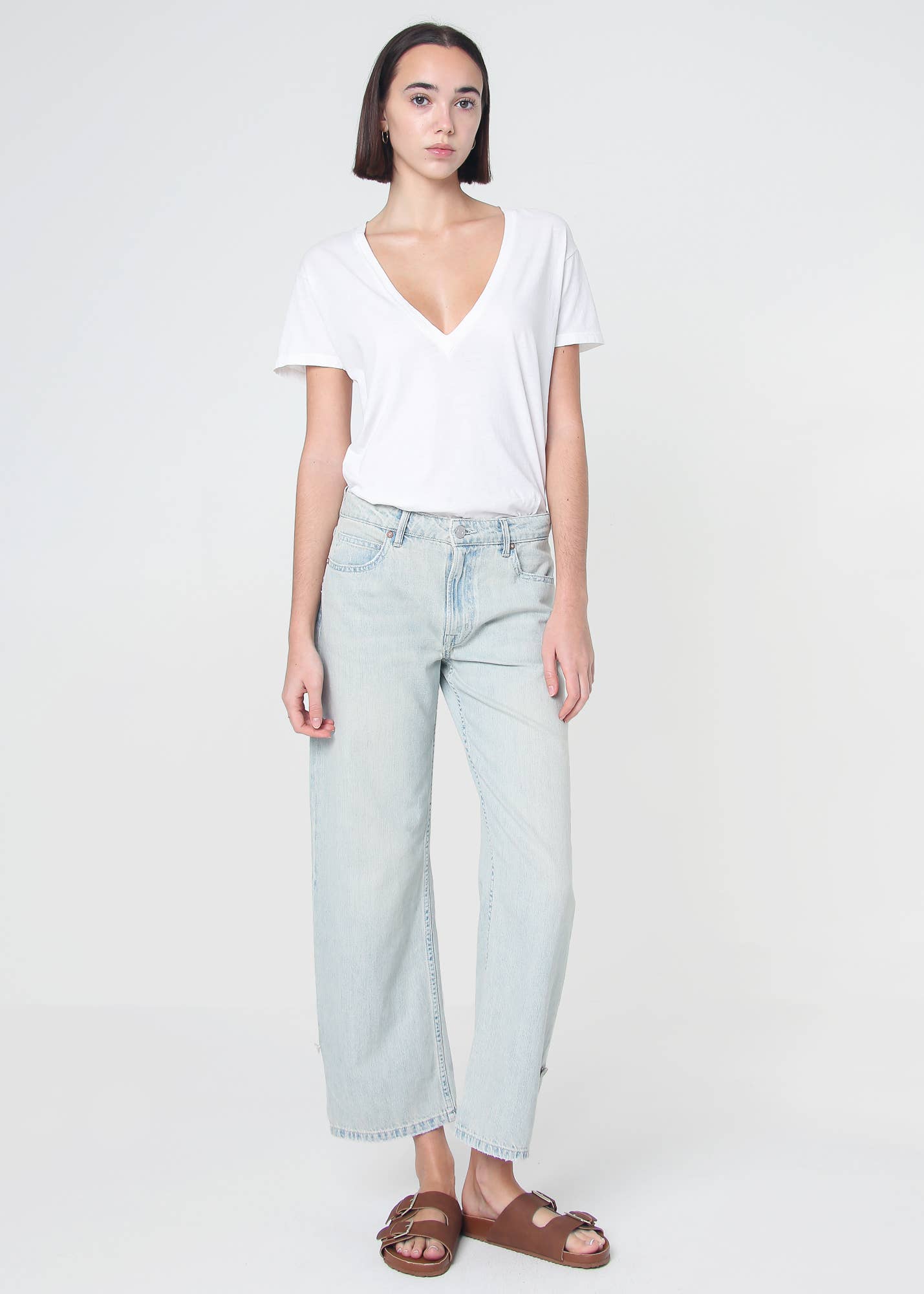 Nina Fold Up Straight Fit Jeans - Detour Boutiques