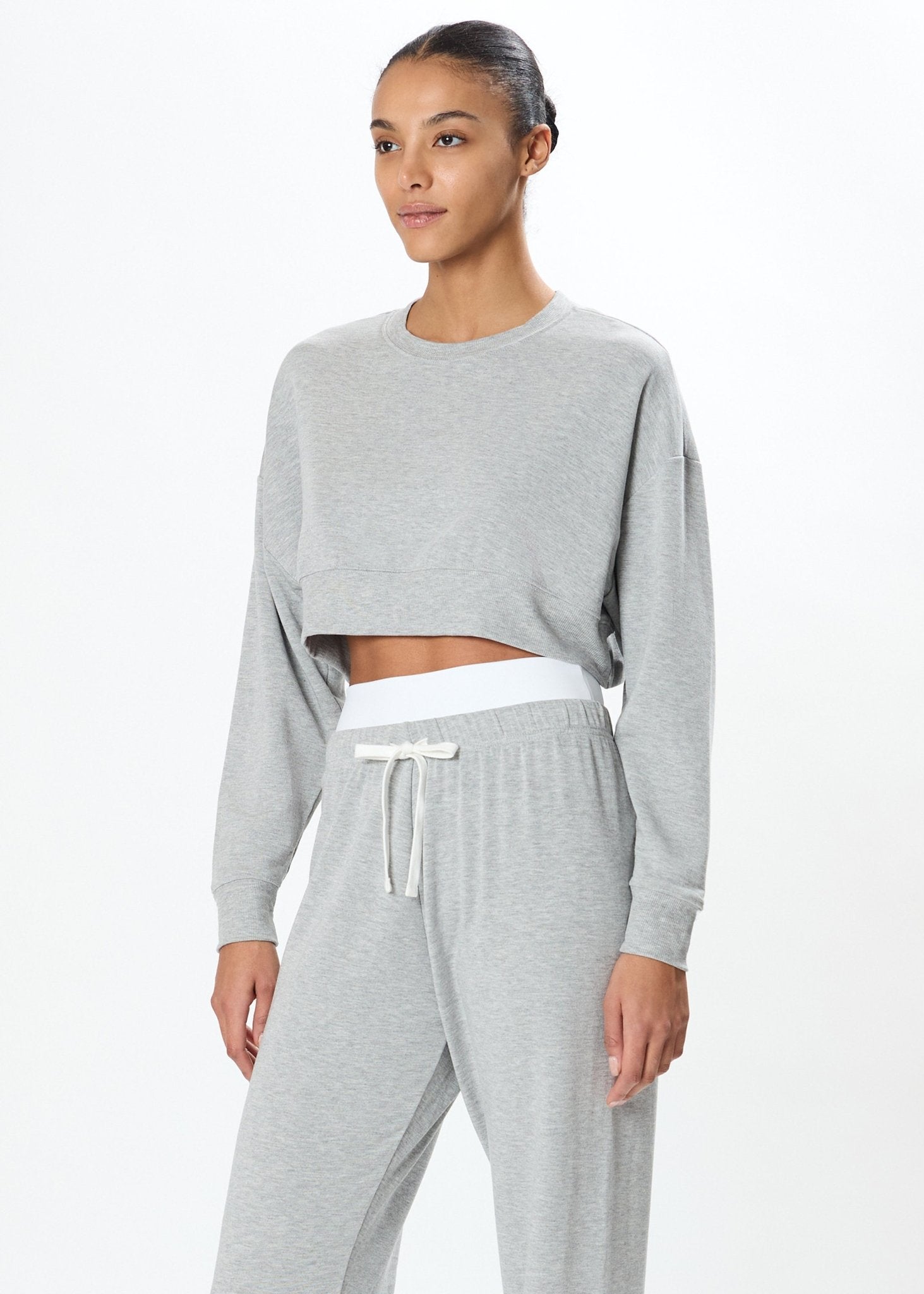 NOAH FLEECE CROP SWEATSHIRT - Detour Boutiques