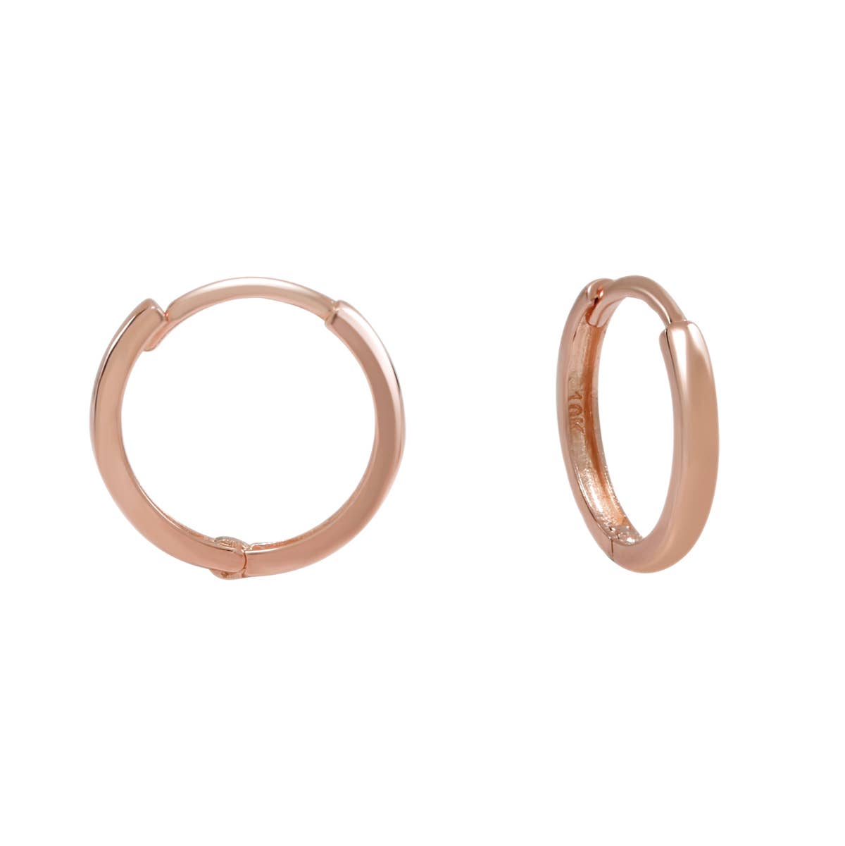 Ofina Jewelry - 10k Solid Gold Huggie Hoop - Detour Boutiques