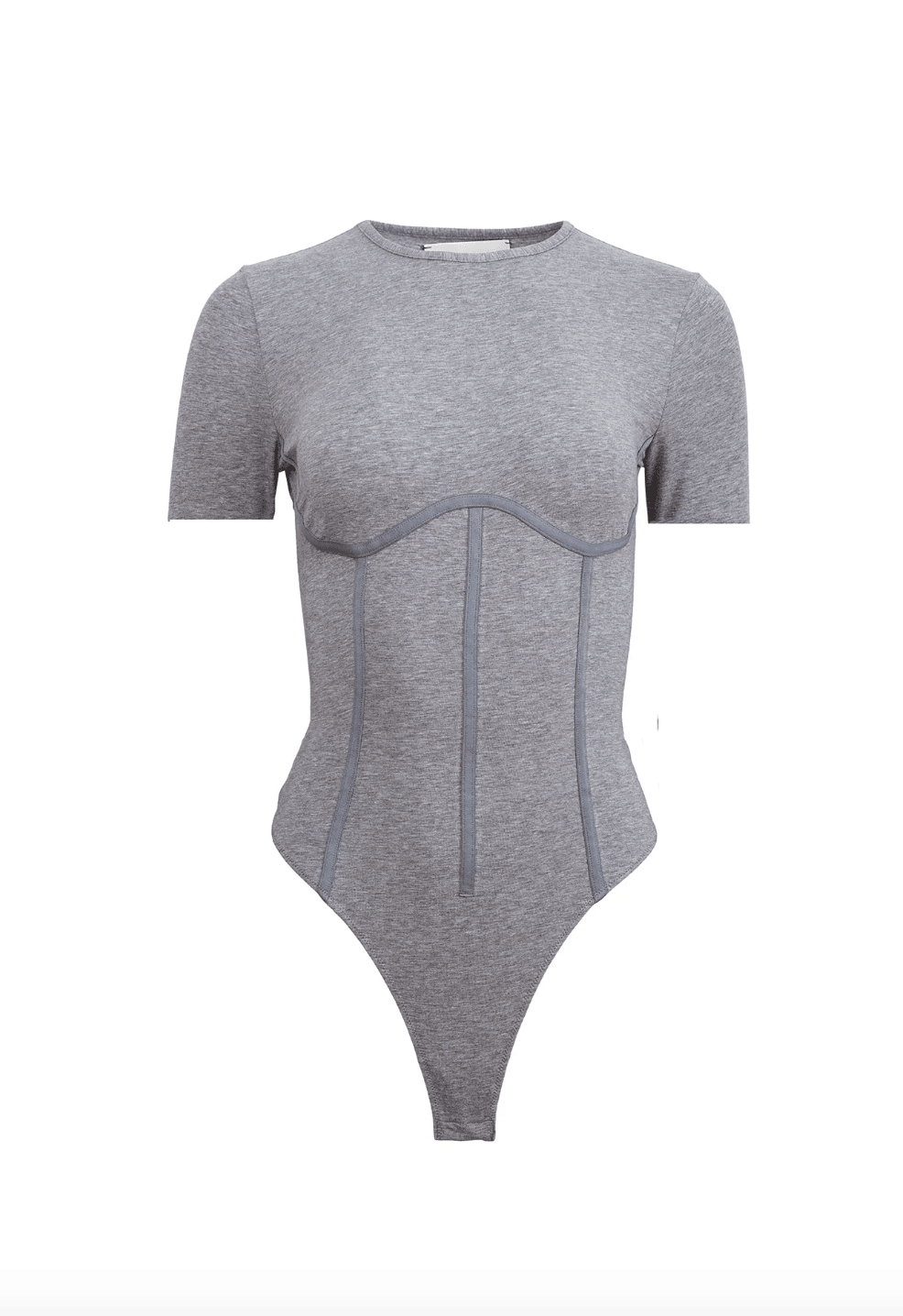 Organic Cotton T-Shirt Bodysuit - Detour Boutiques