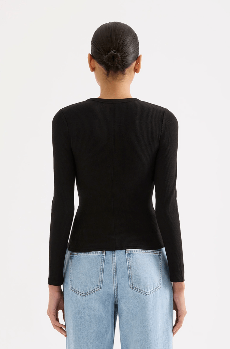 Organic Rib LS Tee - Detour Boutiques