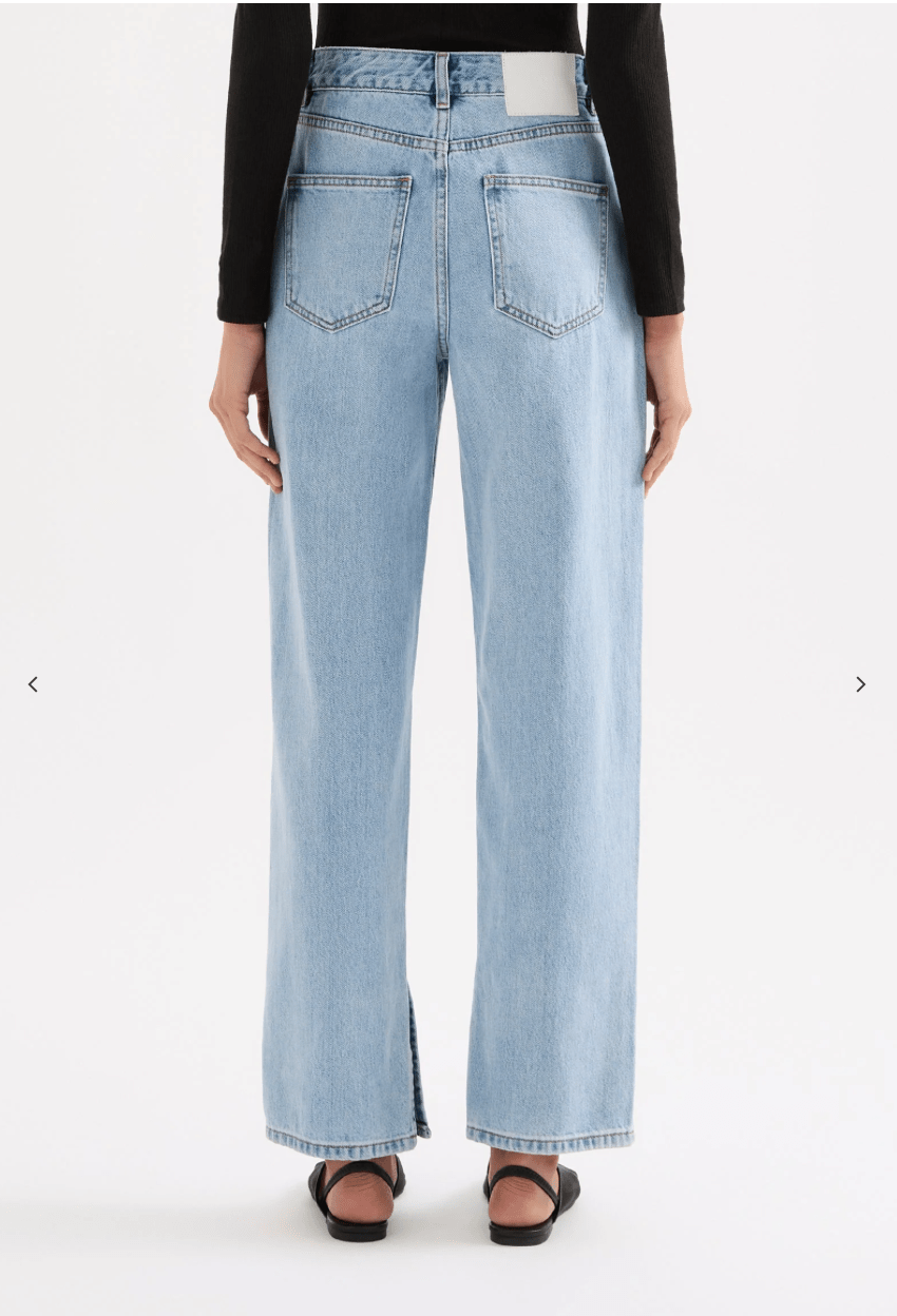 Organic Split Hem Jean - Detour Boutiques
