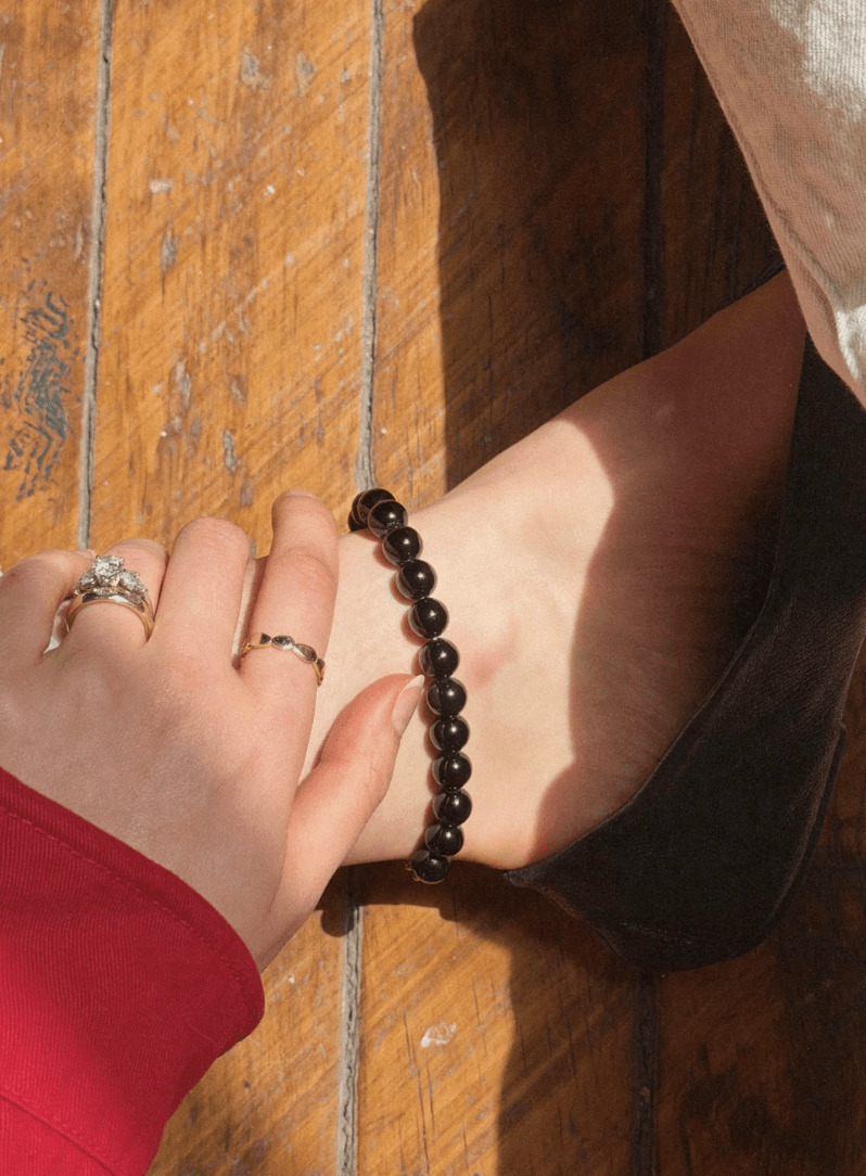 PALOMA ANKLET BLACK ONYX - Detour Boutiques