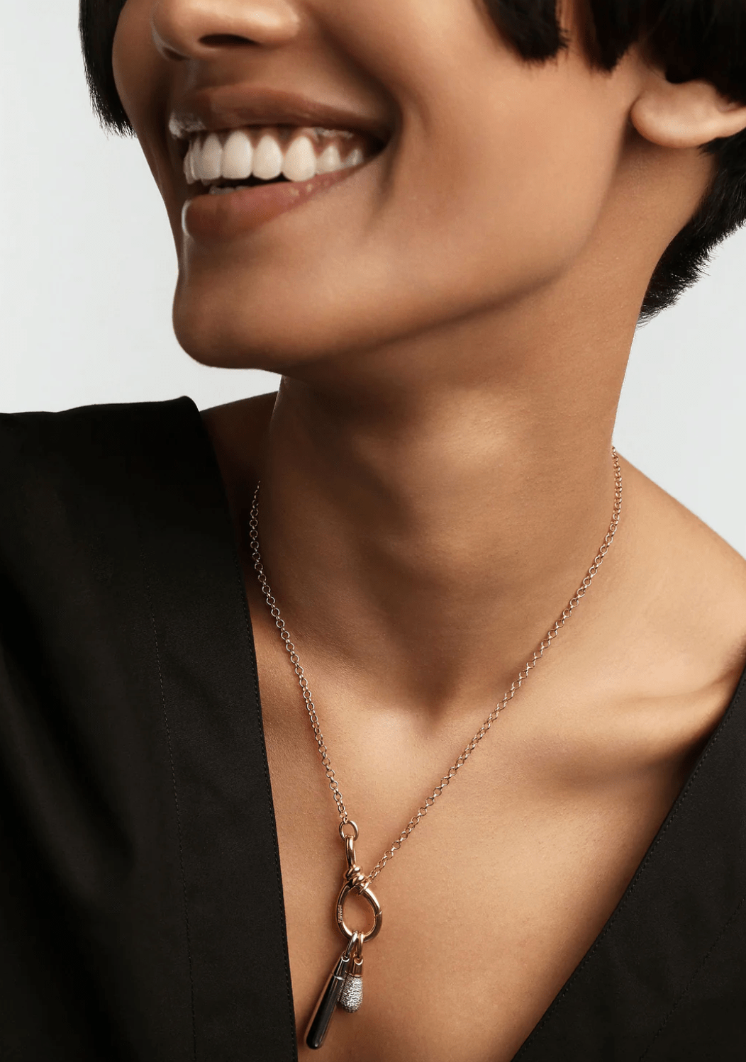 Pave Drop Pendant - Detour Boutiques