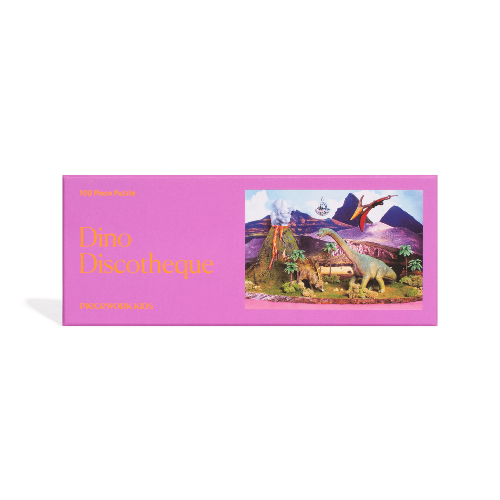 Piecework Puzzles - Dino Discotheque 100 Piece Puzzle - Detour Boutiques