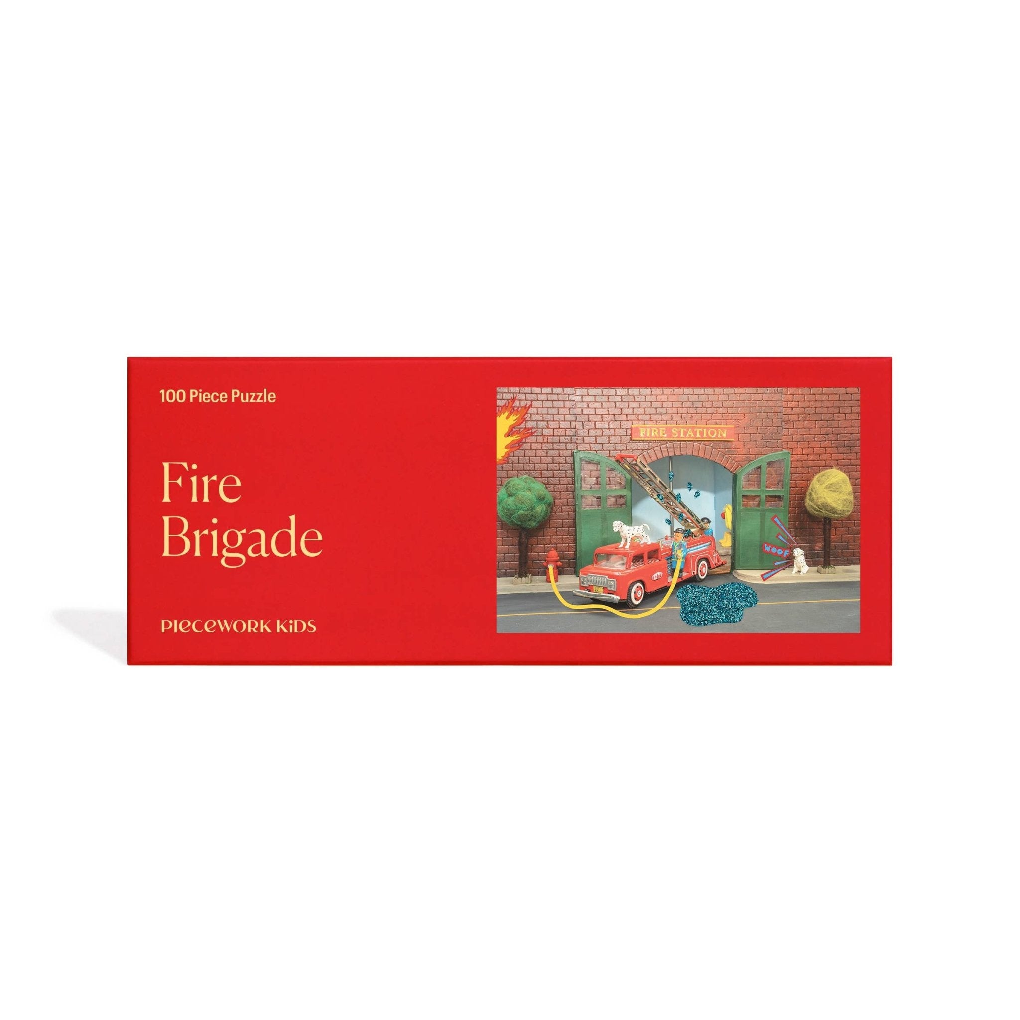 Piecework Puzzles - Fire Brigade - 100 Piece Puzzle - Detour Boutiques