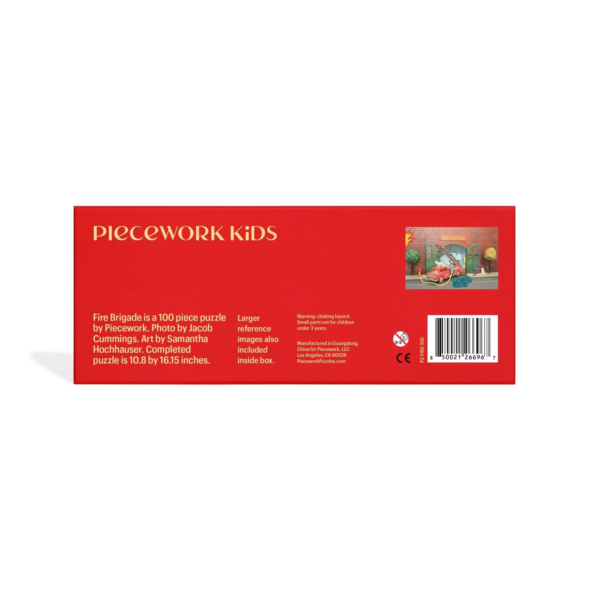 Piecework Puzzles - Fire Brigade - 100 Piece Puzzle - Detour Boutiques