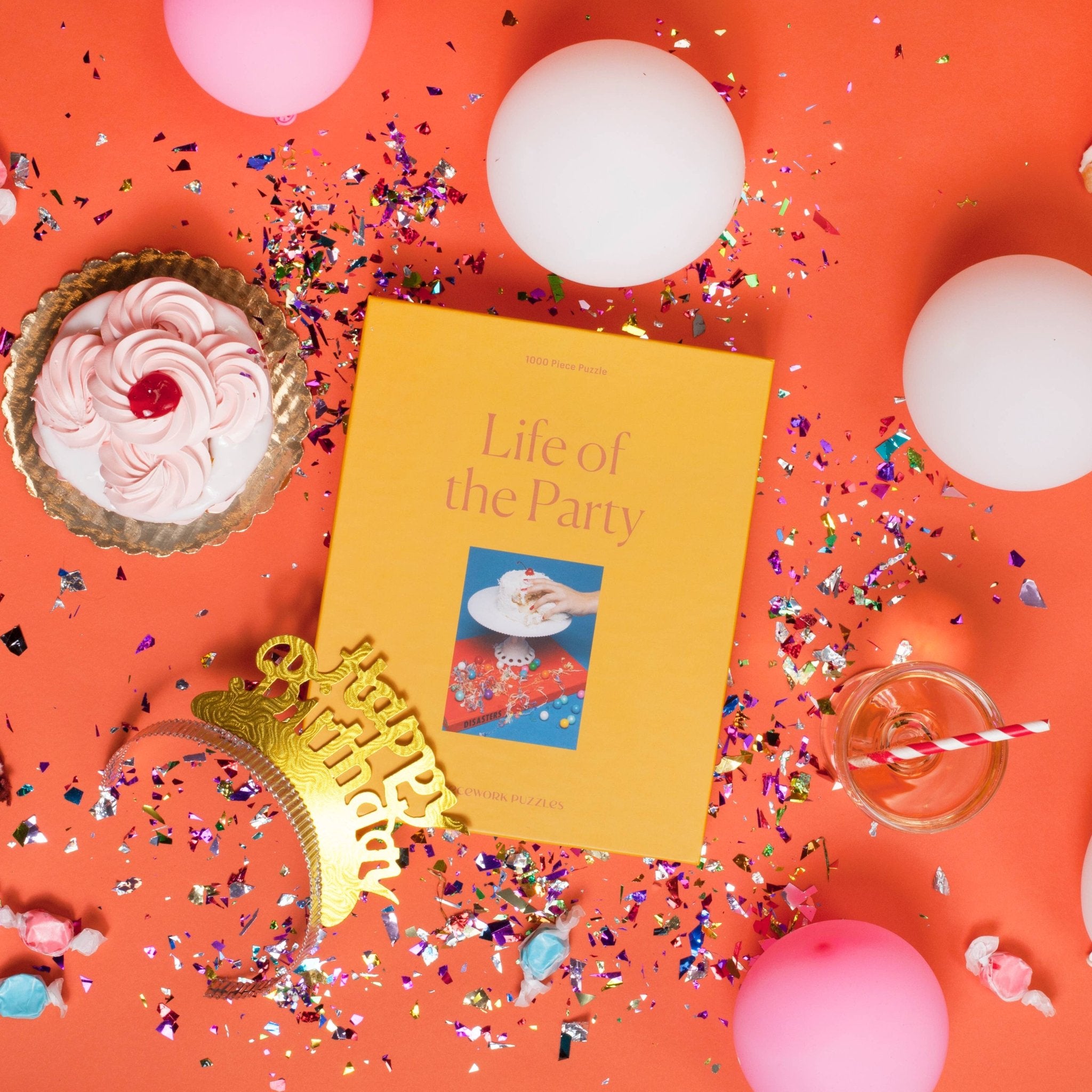 Piecework Puzzles - Life of the Party 1000 Piece Puzzle - Detour Boutiques