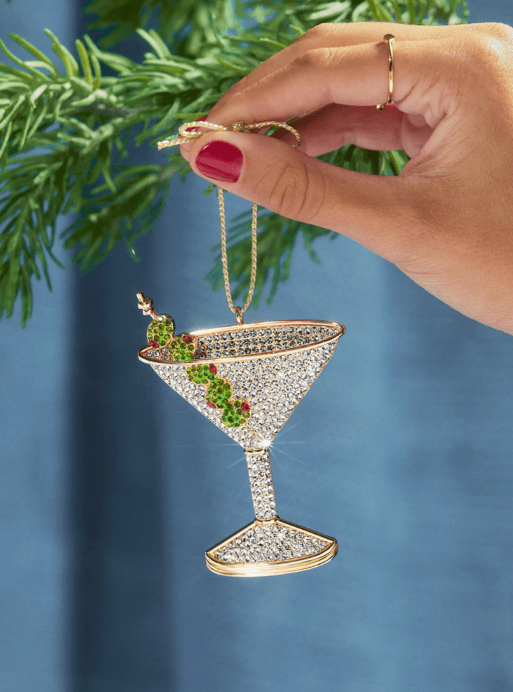 Pitted And Poured Martini Ornament - Detour Boutiques