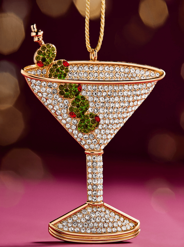 Pitted And Poured Martini Ornament - Detour Boutiques
