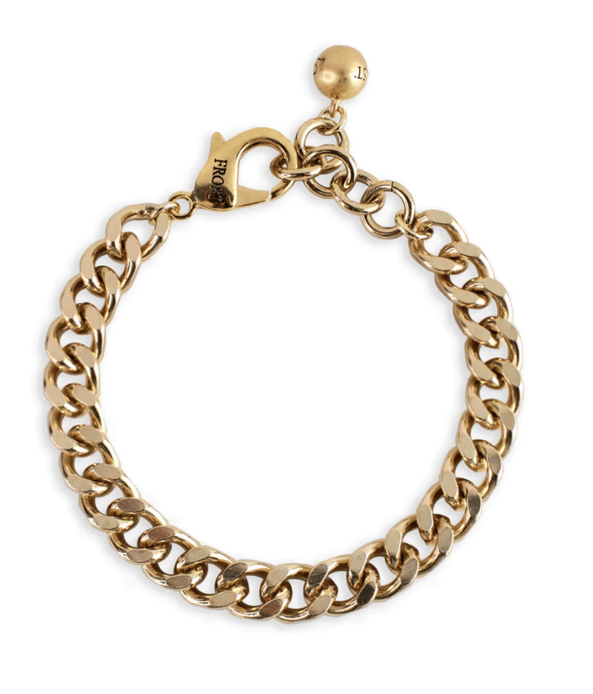 Plaza Chunky Curb Link Bracelet - Antiqued Shine - Detour Boutiques