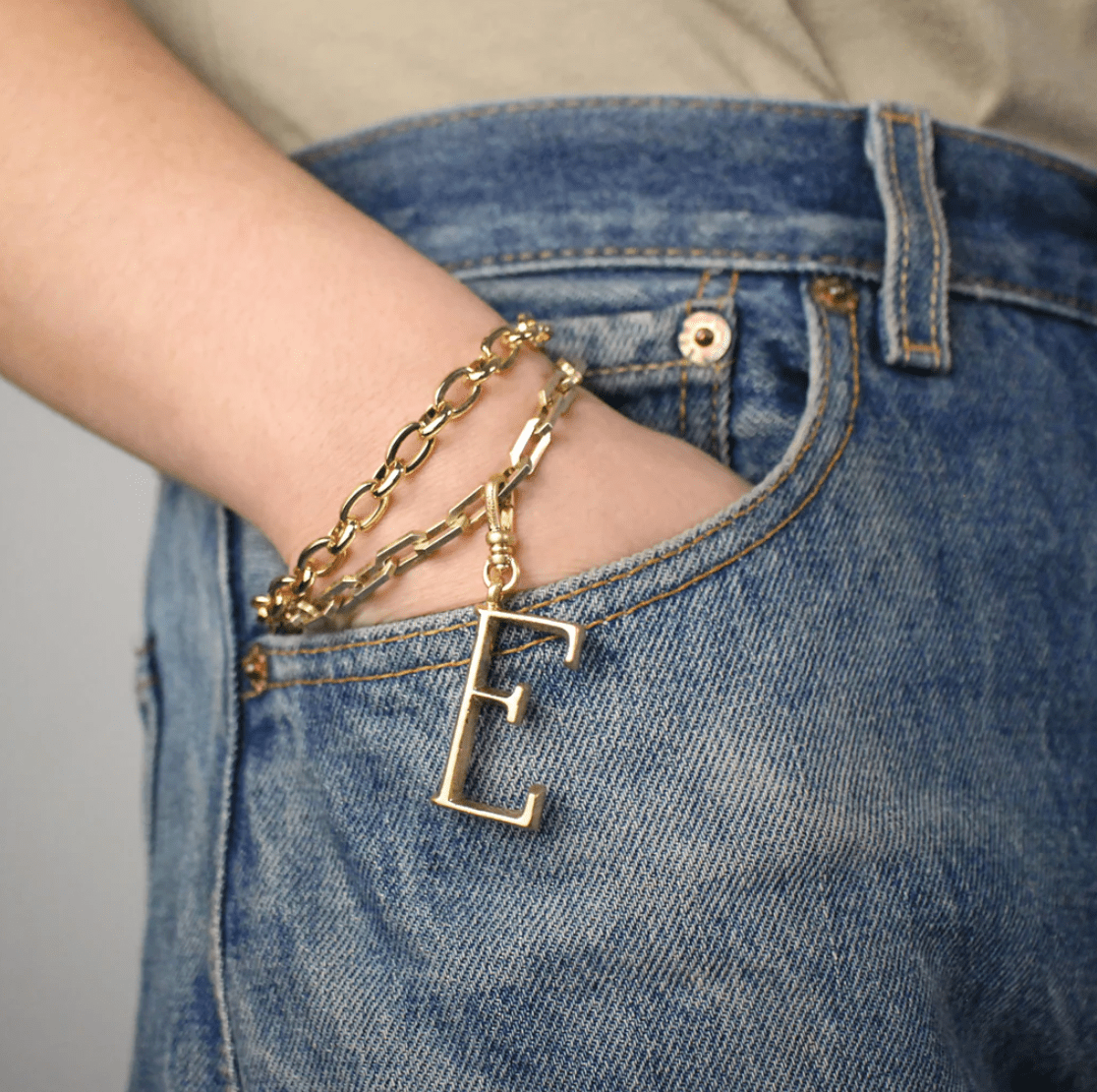 Plaza Edge Link Chain Bracelet Base - Detour Boutiques