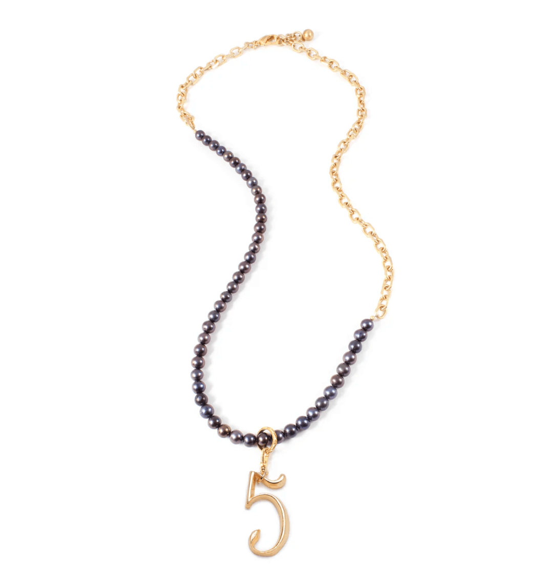 Plaza Peacock Pearl Necklace Base - Detour Boutiques