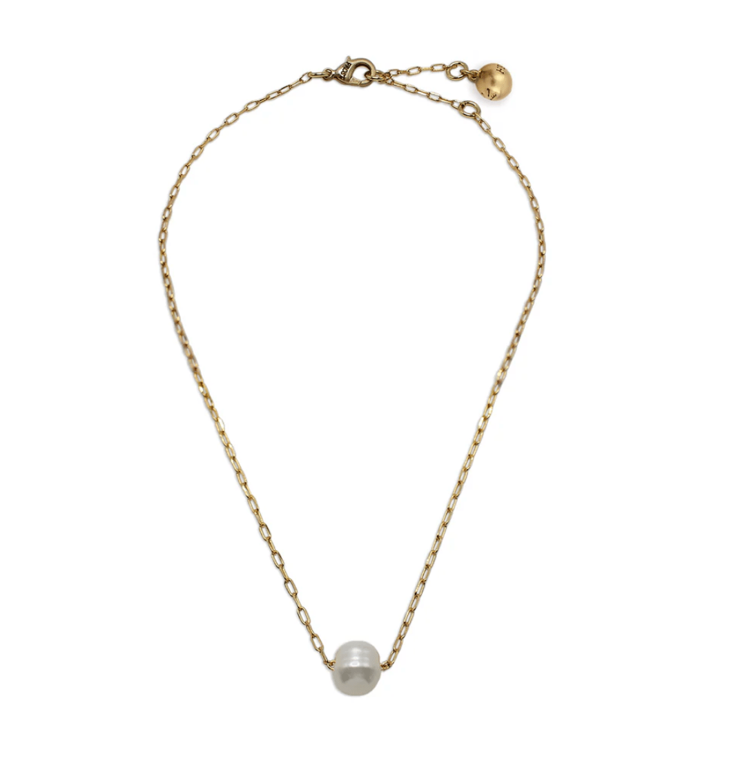 Plaza Single Pearl Necklace Base - Detour Boutiques