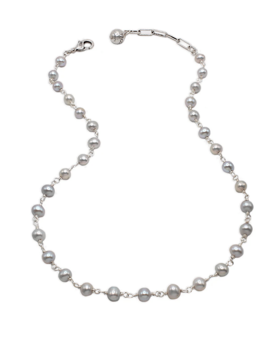 Plaza Wire - Wrapped Freshwater Pearl Necklace Chain Base - Detour Boutiques