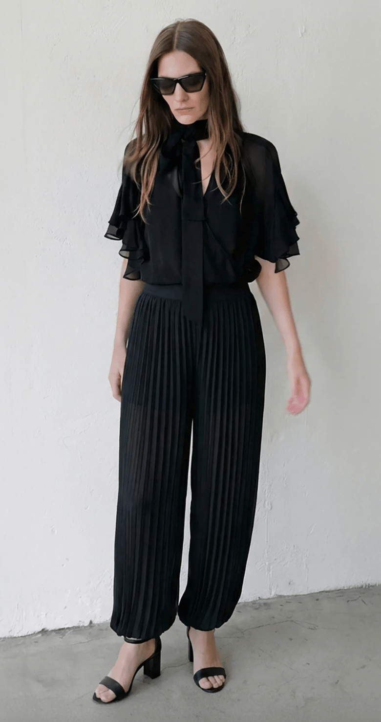 Pleated Harem Pant - Detour Boutiques