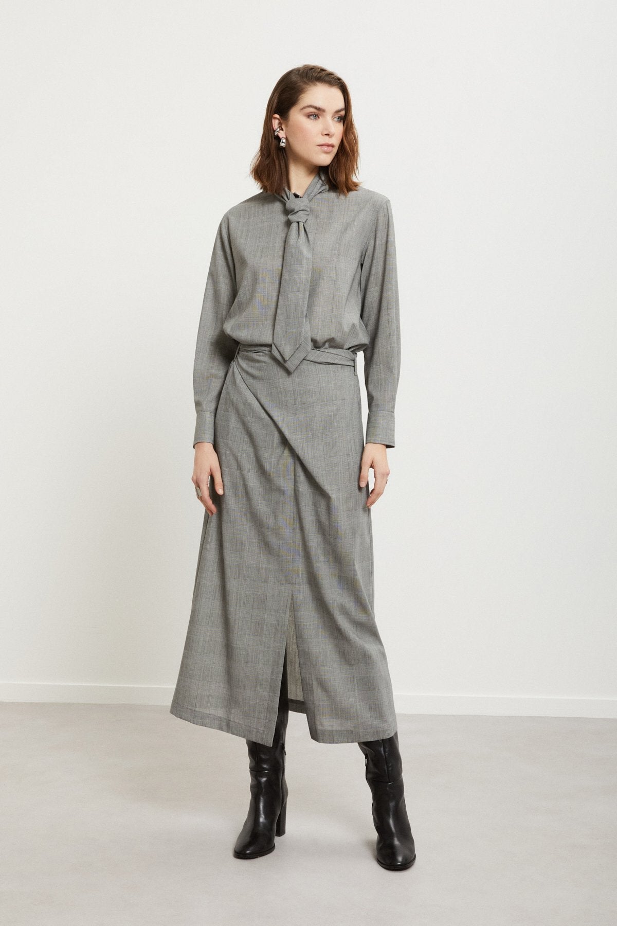 Prince of Wales Blouse - Detour Boutiques