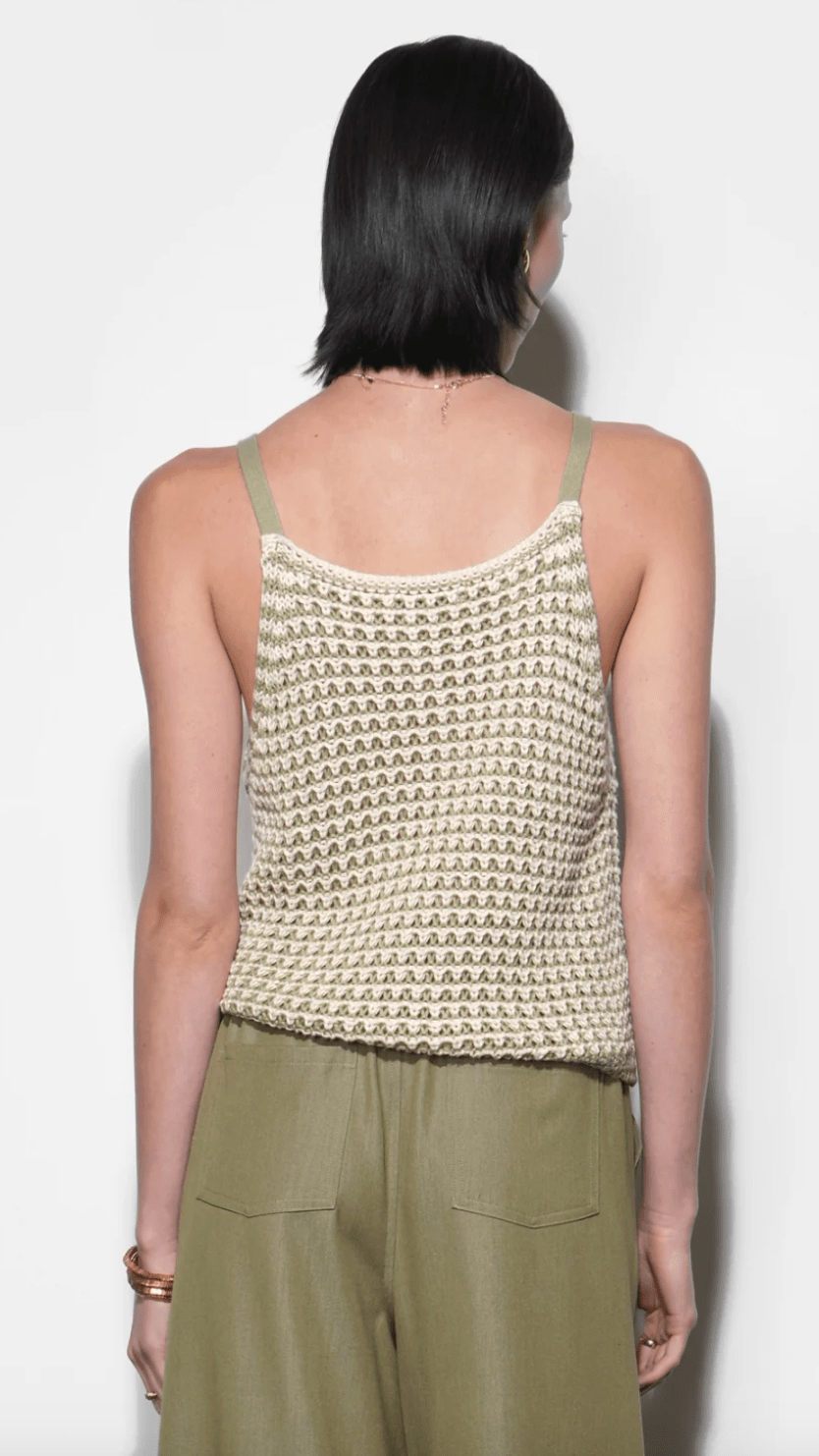 Quincy Crochet Knit Sleeveless Top - Detour Boutiques