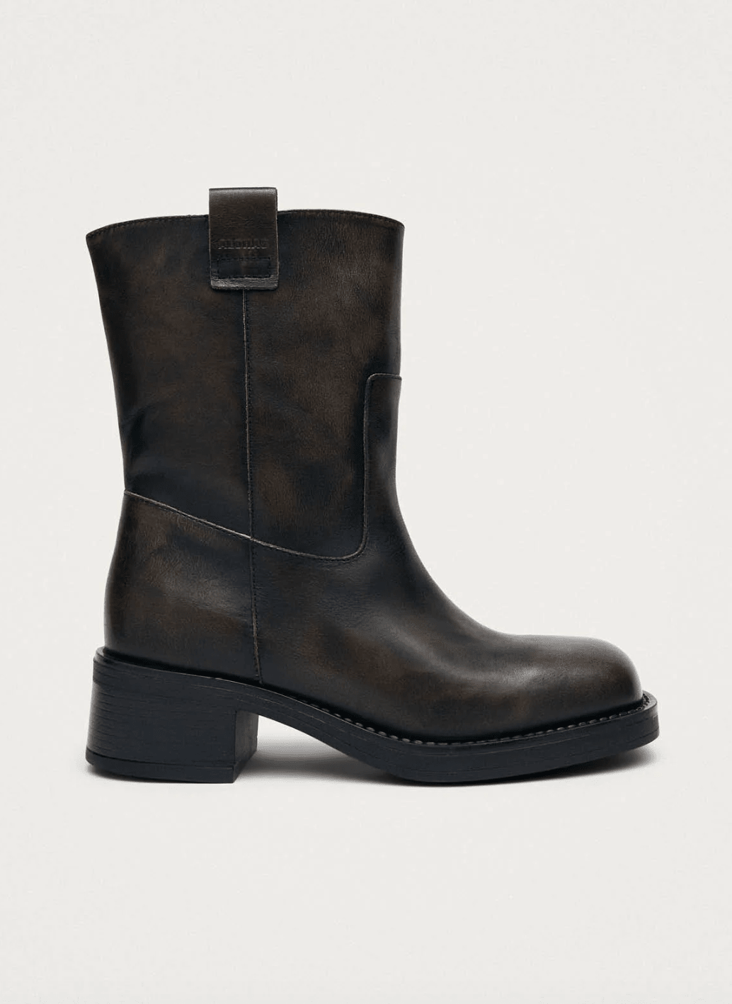 Rajan Brushed Brown Leather Boots - Detour Boutiques