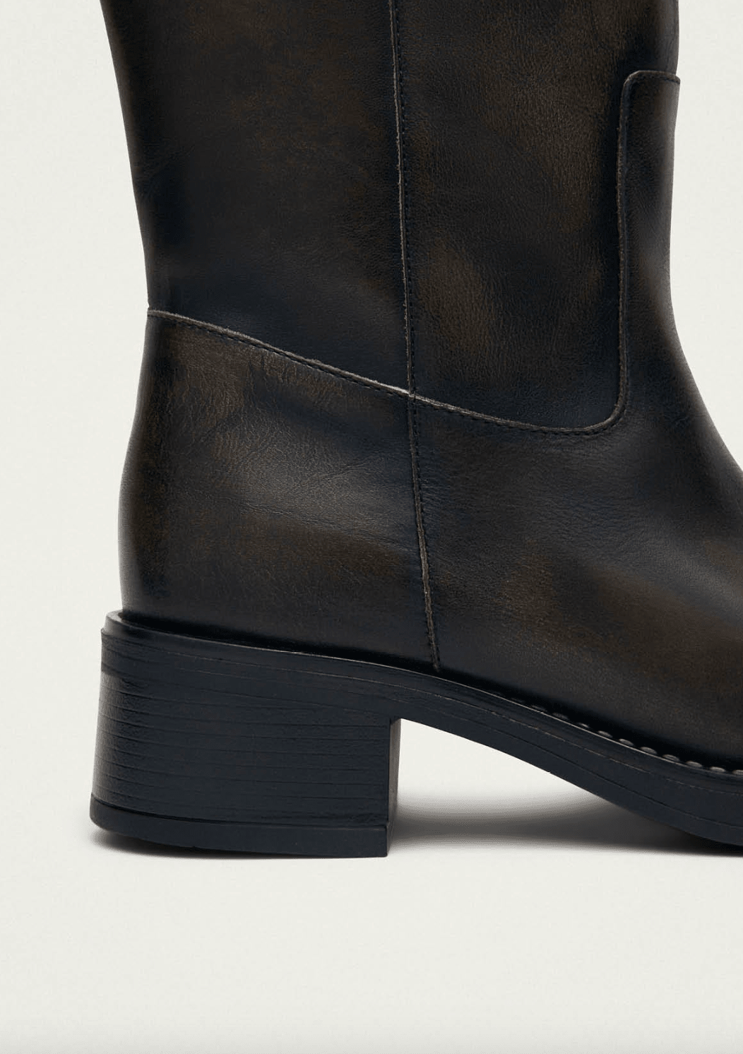 Rajan Brushed Brown Leather Boots - Detour Boutiques