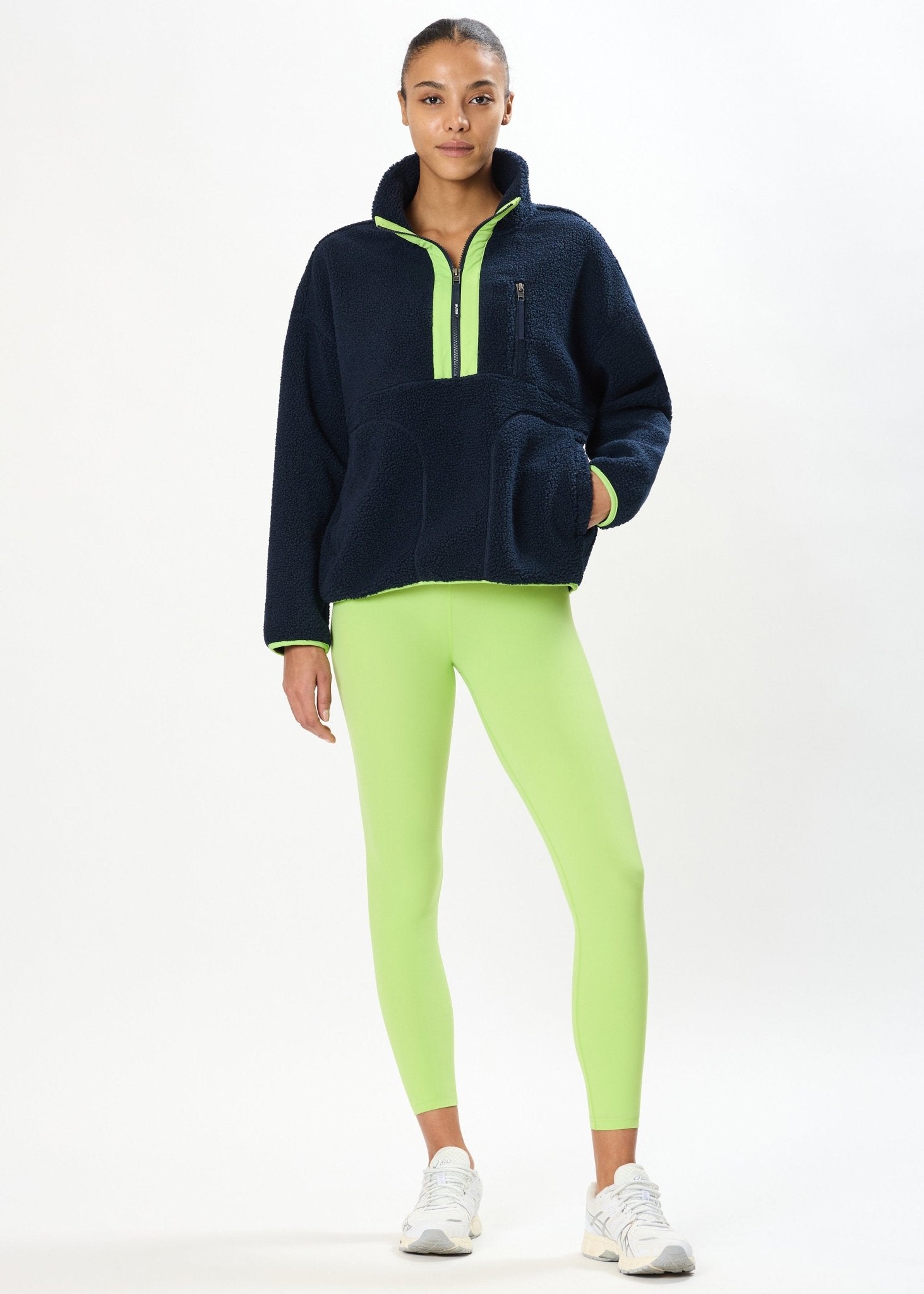 Reese Sherpa Half Zip Pullover - Detour Boutiques