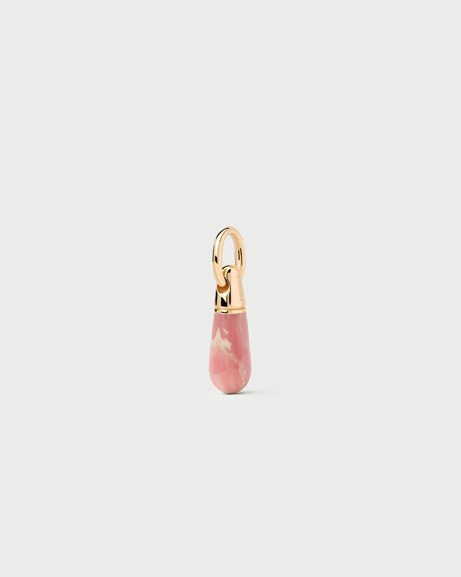 Rhodochrosite Drop Pendant - Detour Boutiques