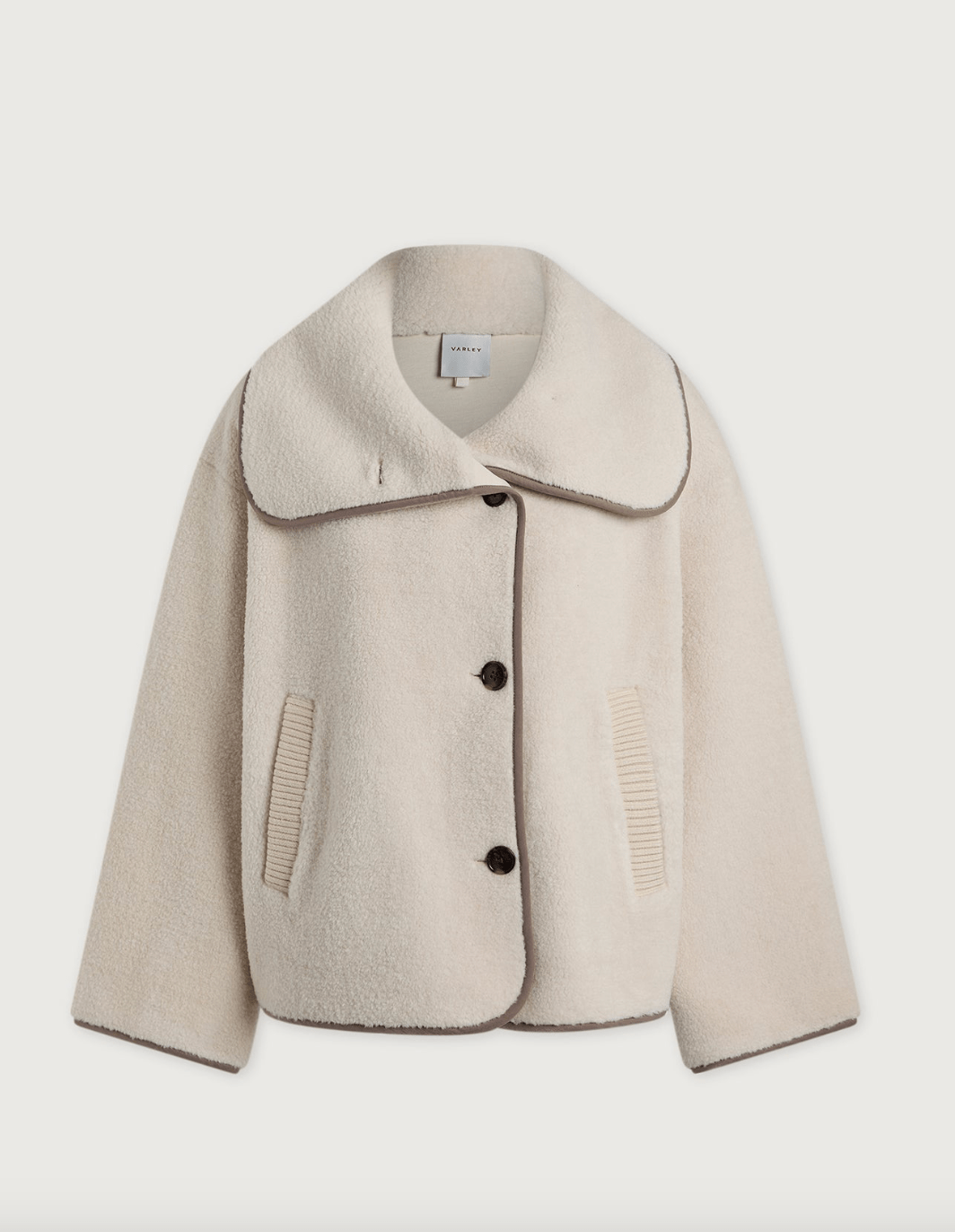 Romane Boxy Sherpa Jacket - Detour Boutiques