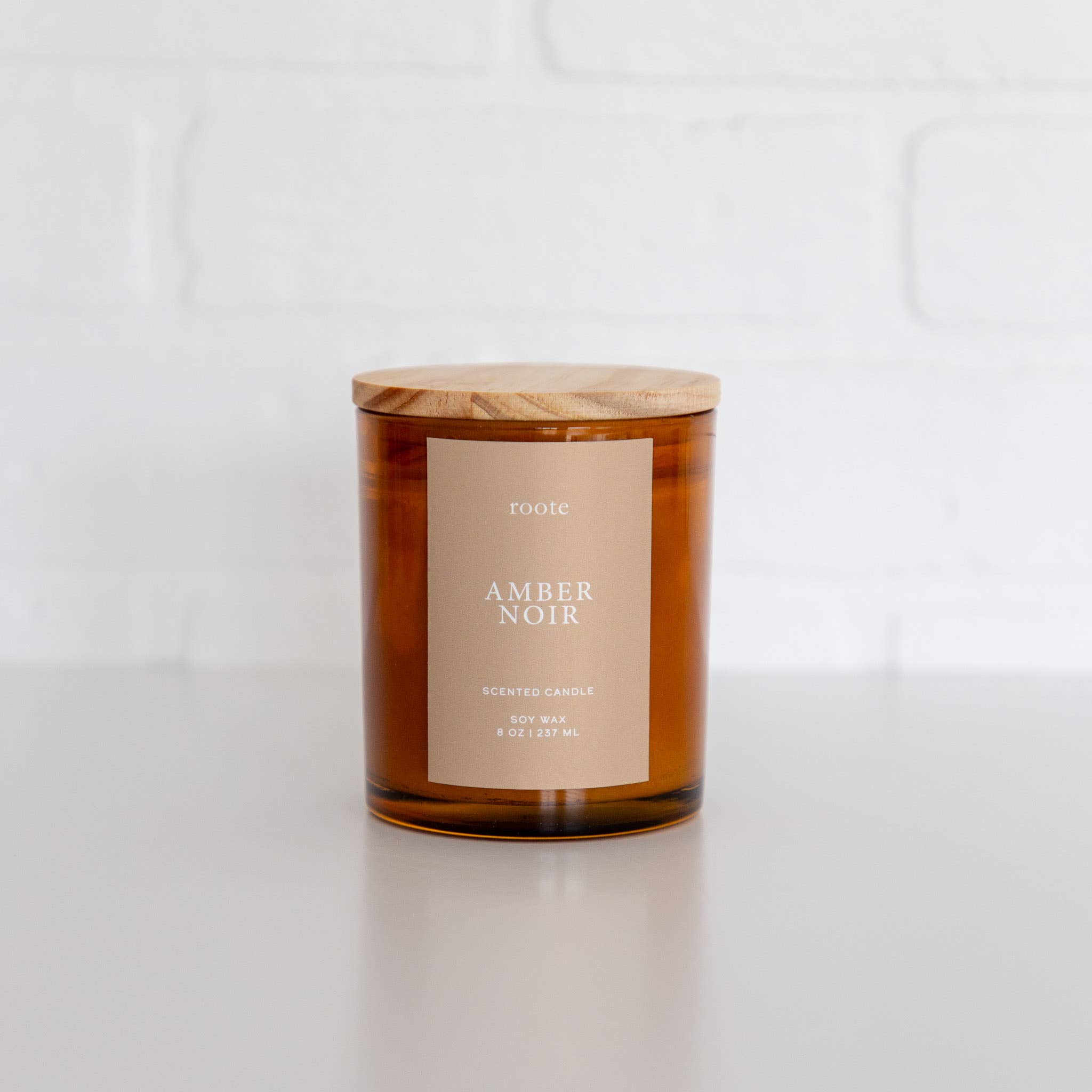 roote - Amber Noir Soy Wax Scented Candle - Detour Boutiques
