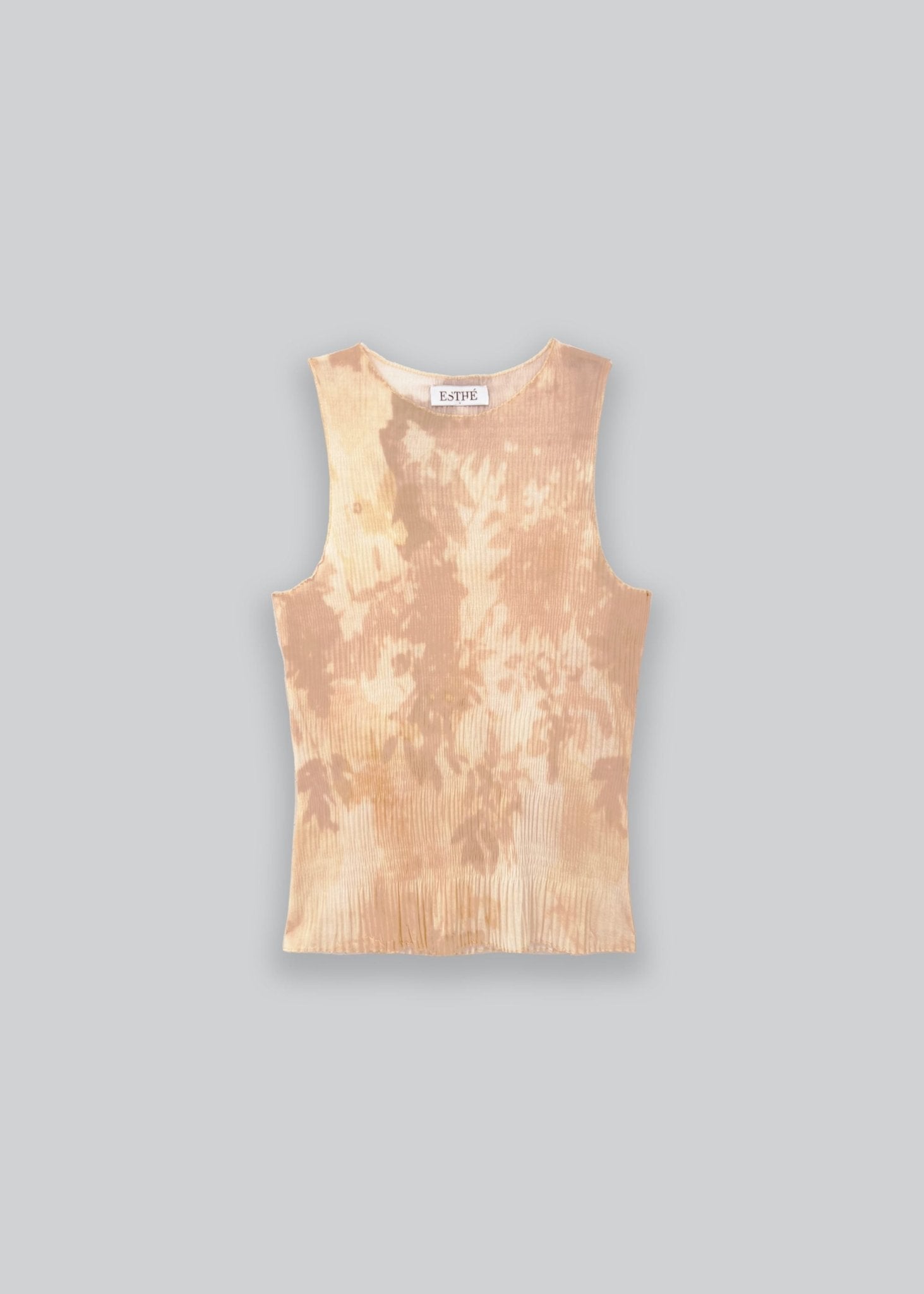 Ruffle Pleated Tank Top - Detour Boutiques