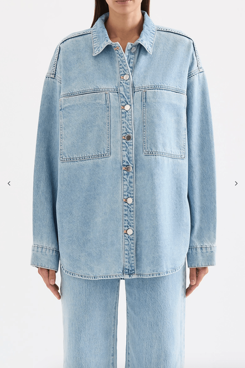 Sheeba Denim Overshirt - Detour Boutiques
