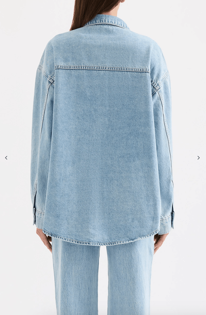 Sheeba Denim Overshirt - Detour Boutiques