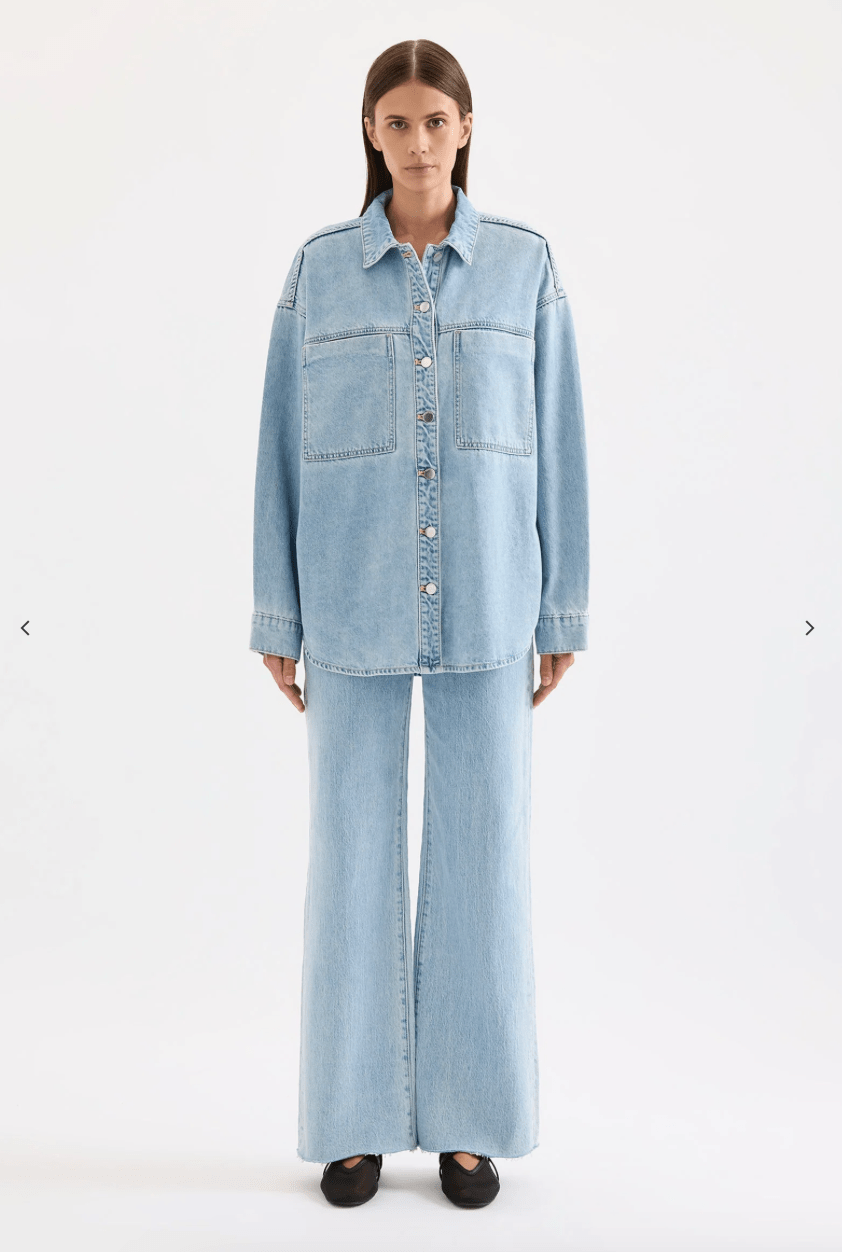 Sheeba Denim Overshirt - Detour Boutiques