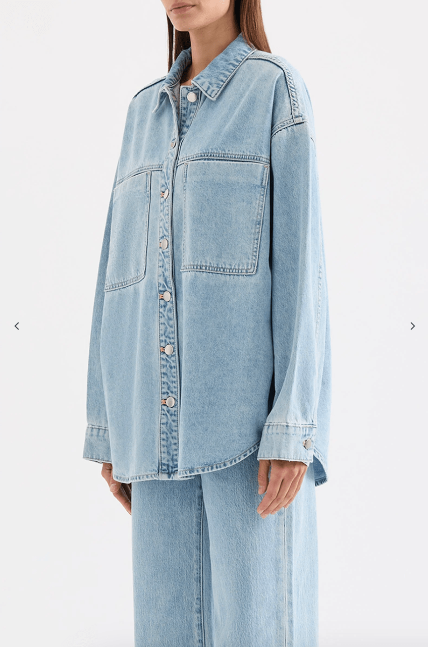 Sheeba Denim Overshirt - Detour Boutiques
