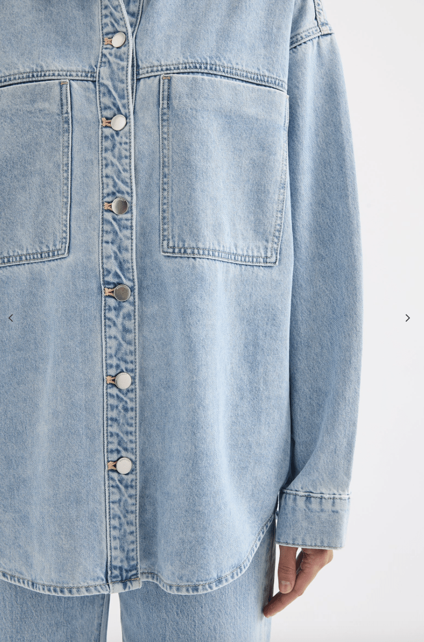 Sheeba Denim Overshirt - Detour Boutiques