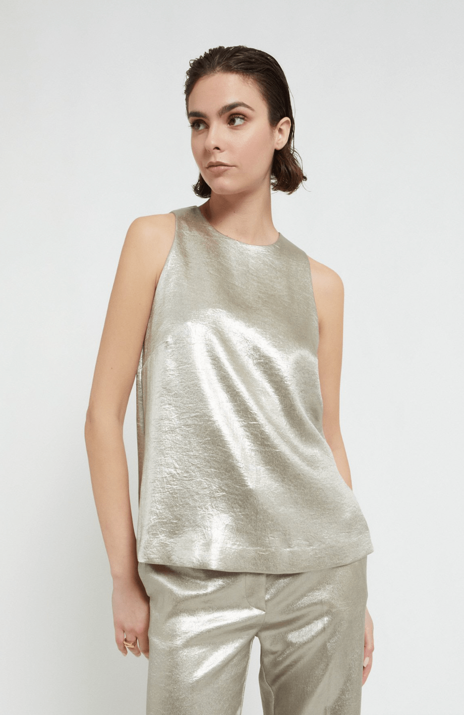 Shiny effect top - Detour Boutiques