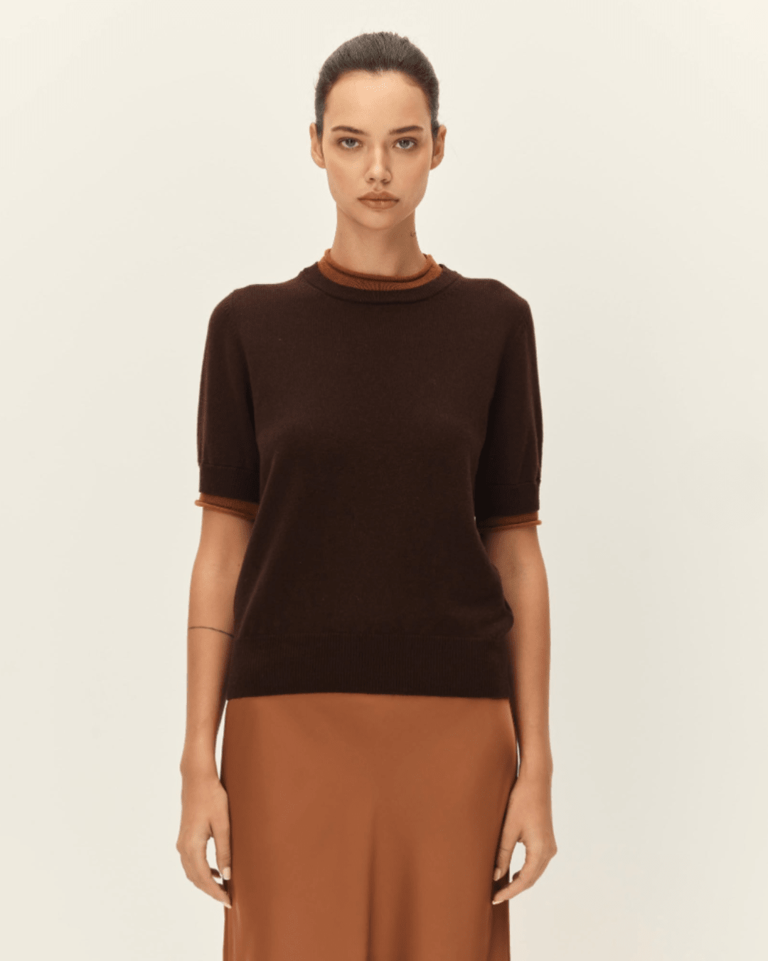 Sloane Contrast Crewneck Sweater - Detour Boutiques