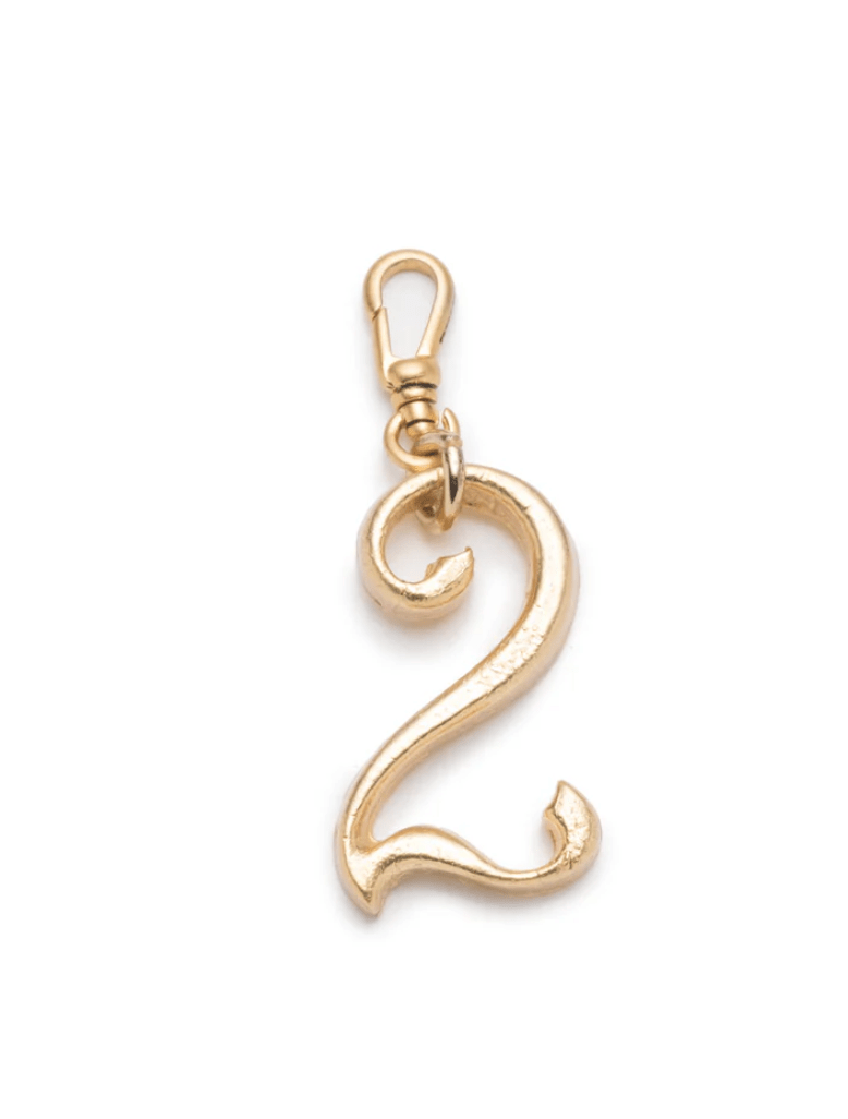 Small Plaza Number Charm - Detour Boutiques