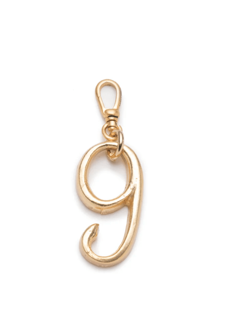 Small Plaza Number Charm - Detour Boutiques