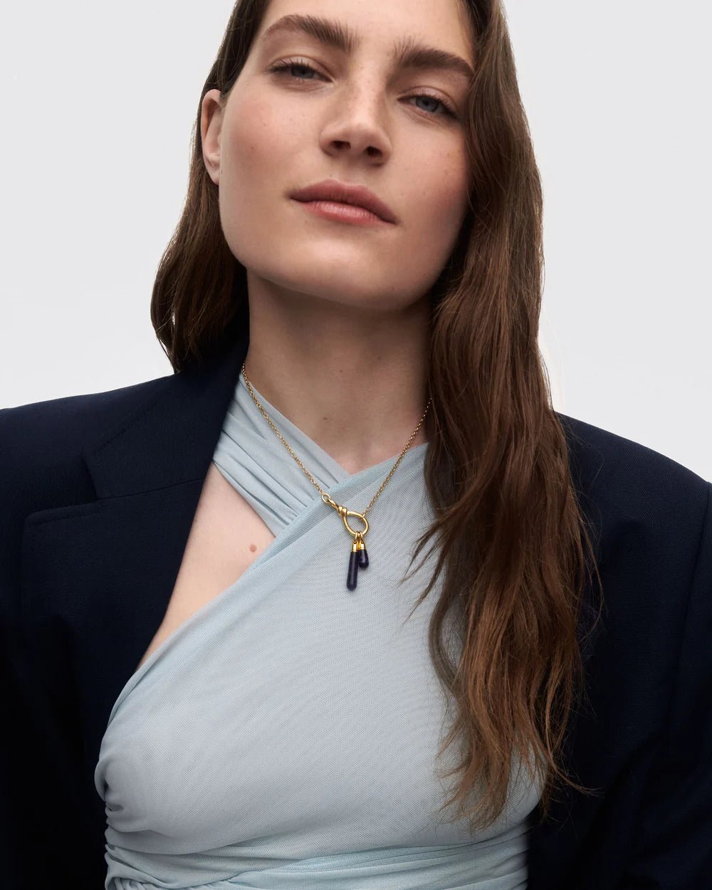 Sodalite Large Drop Pendant - Detour Boutiques