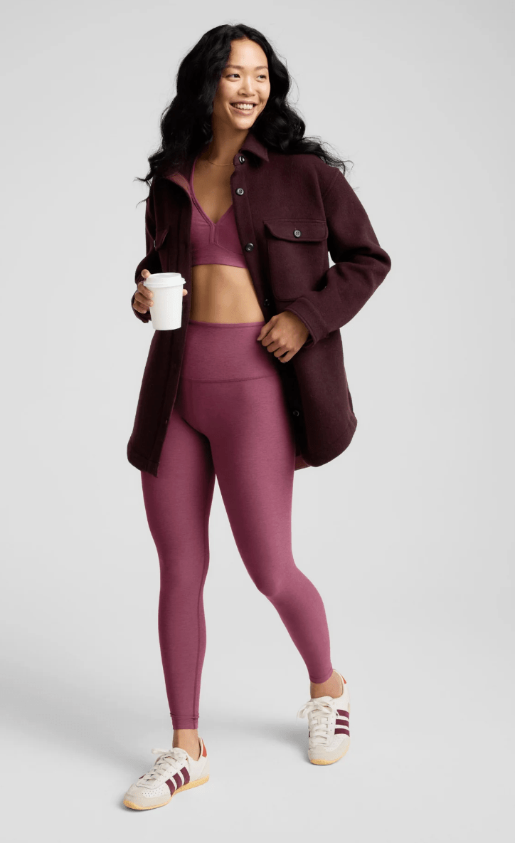 Spacedye Caught In The Midi High Waisted Legging - Detour Boutiques