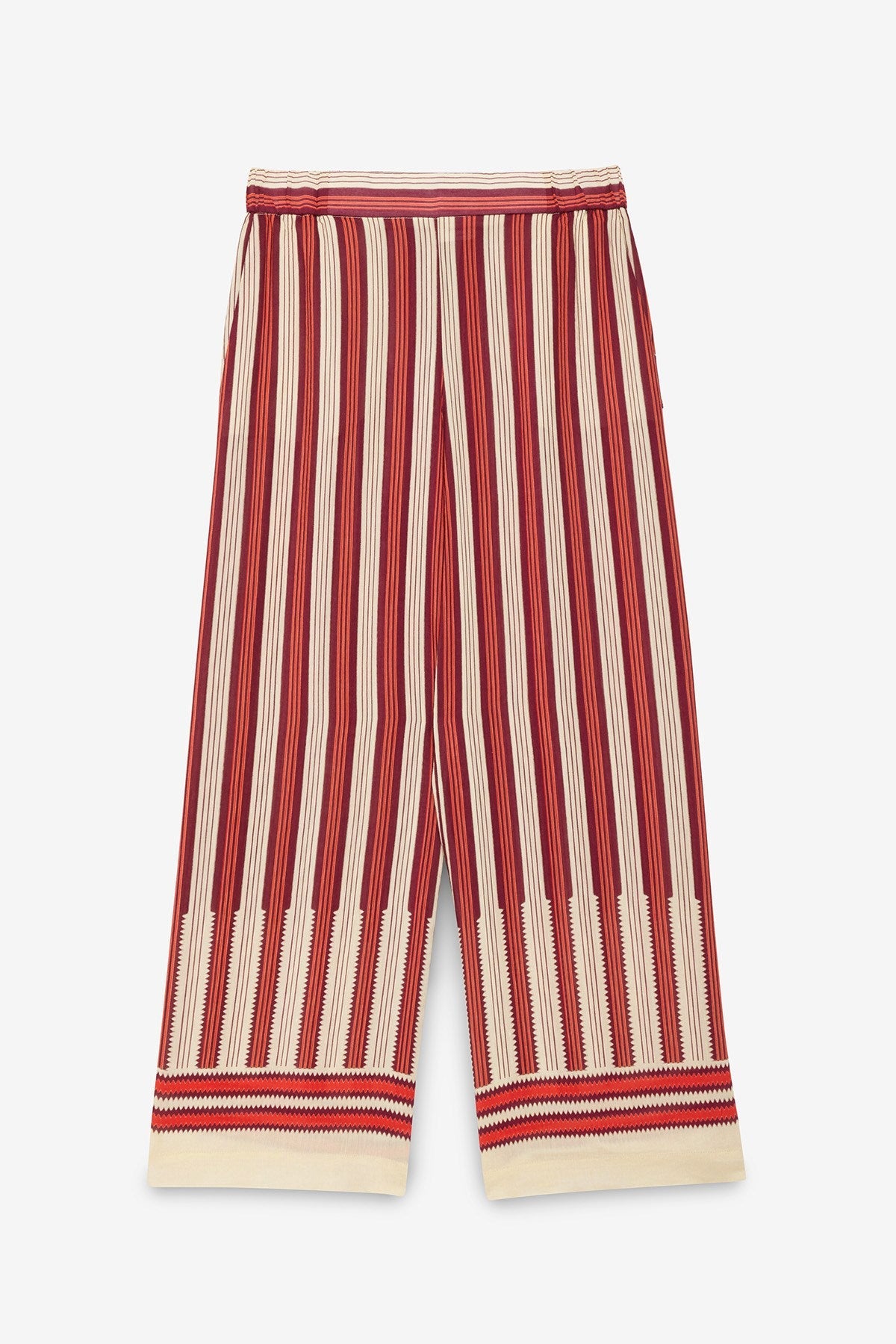 Striped Viscose Pants - Detour Boutiques