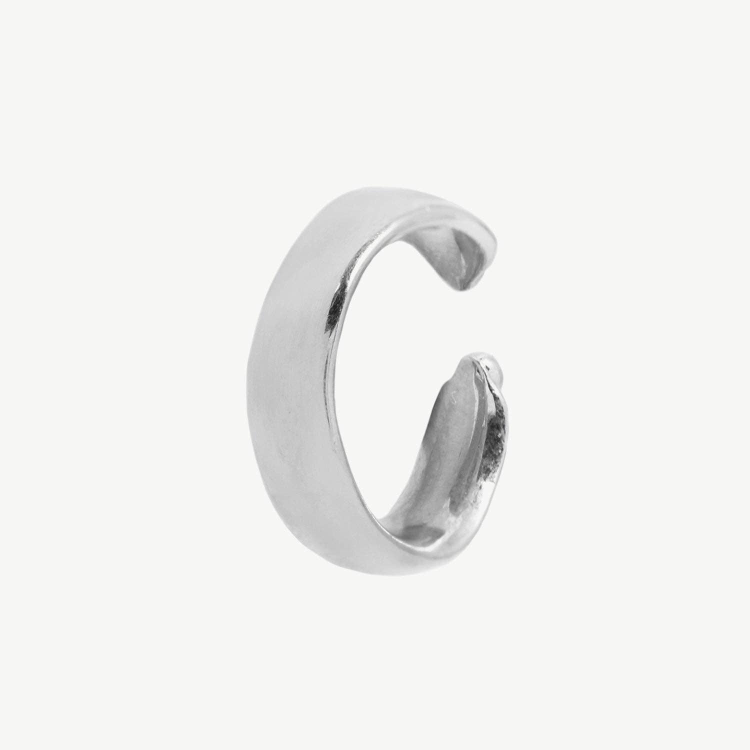 Studio Grun - Dome Ear Cuff in Medium/Silver - Detour Boutiques
