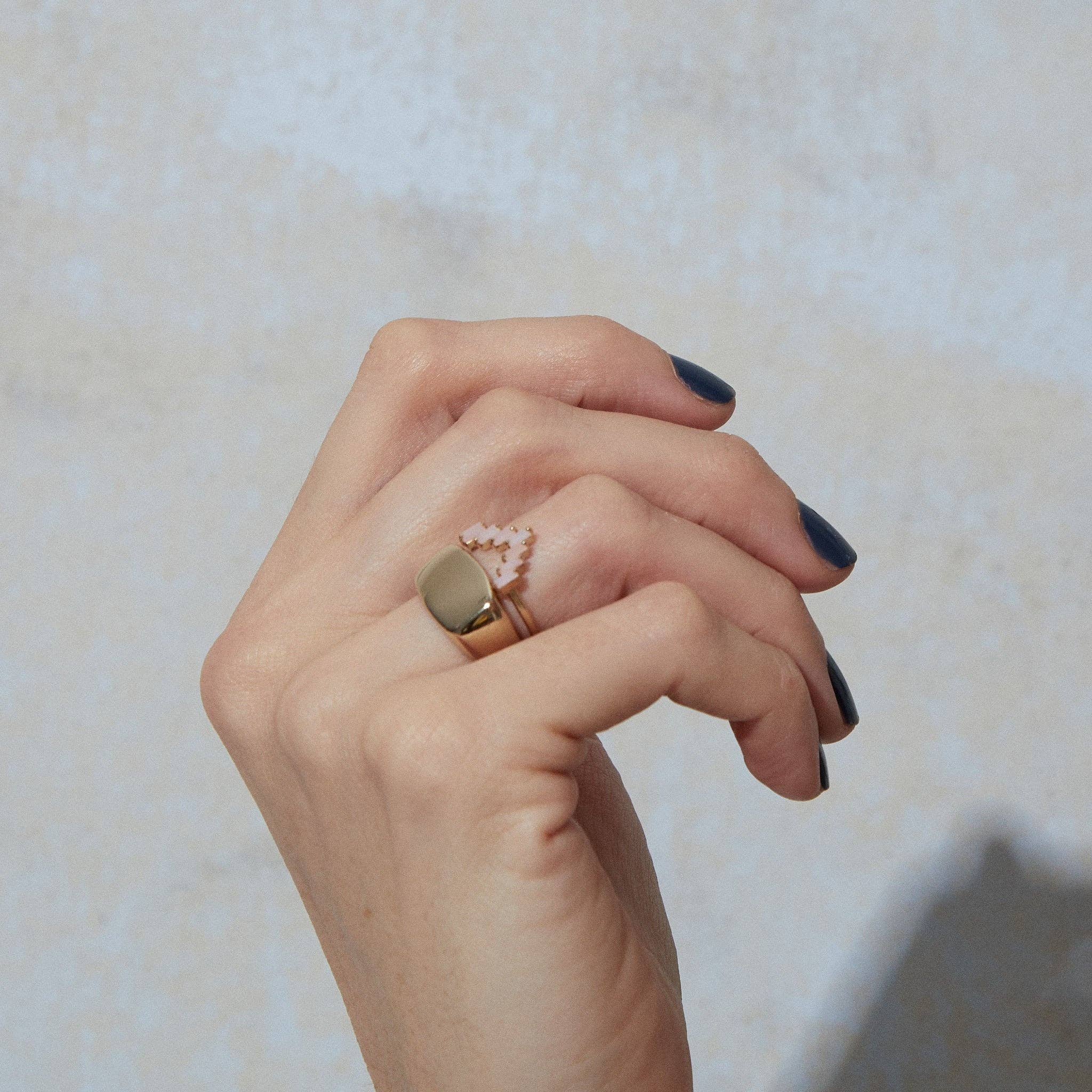 Studio Grun - Hex Ring in Gold - Detour Boutiques