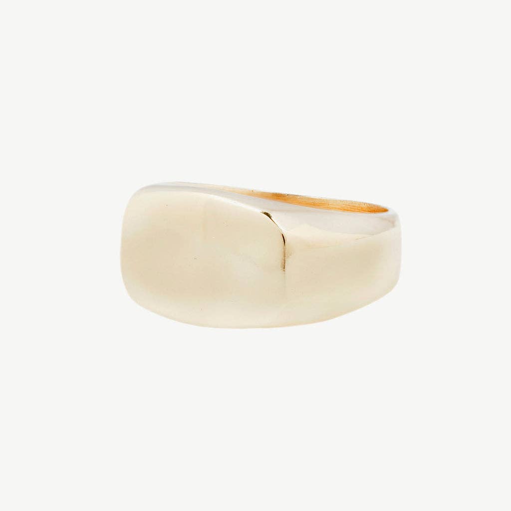Studio Grun - Hex Ring in Gold - Detour Boutiques